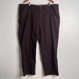 Ben Davis 48x31 Gorilla Cut Pants Dark Brown Chinos Workwear Worn cut E814